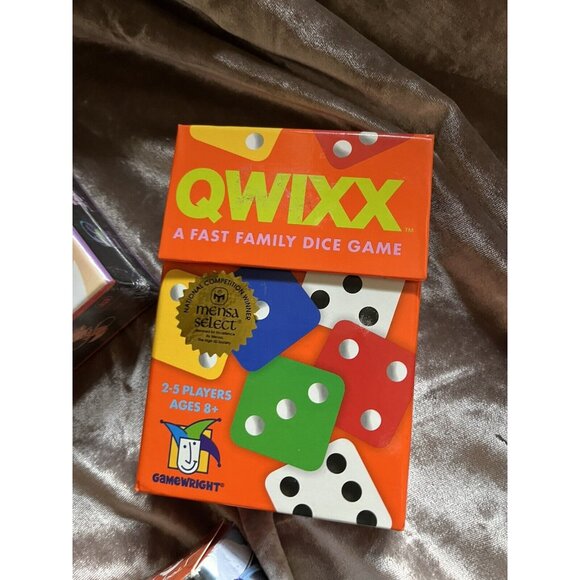NEW Gamewright QWIXX Fast Family Dice Game WITH MORE IN BUNDLE FOR A GAME NIGHT - Picture 2 of 16